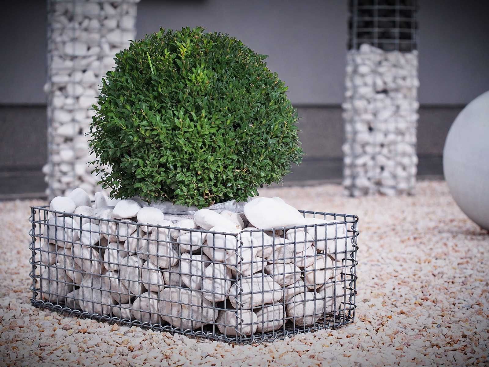 Otoczaki Janowickie białe okrągłe kamienie do ogrodu TONA z dostawą