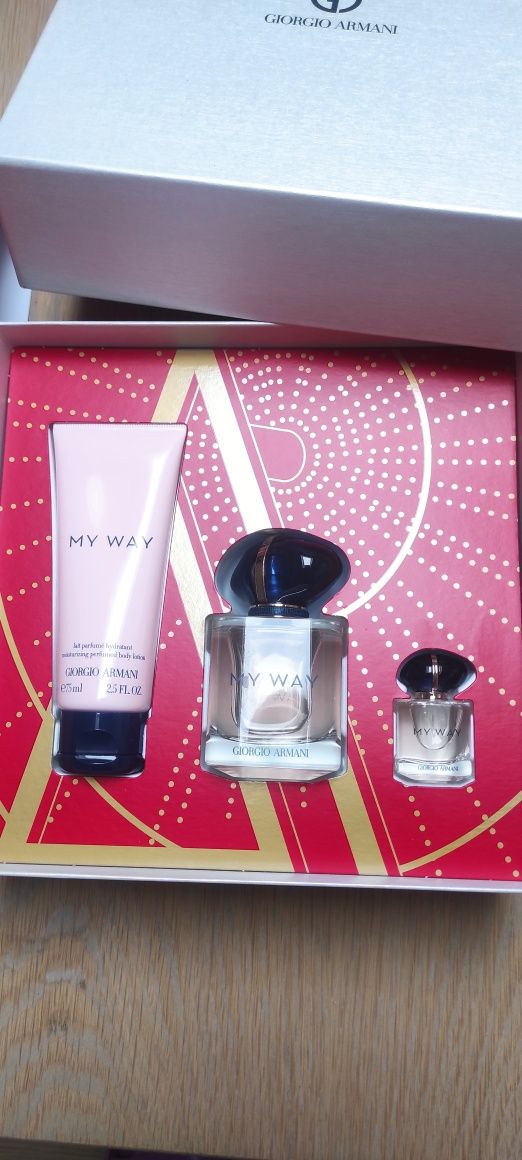 Giorgio Armani My Way EDP Woda Perfumowana 50ml + 7ml + 75ml balsam do