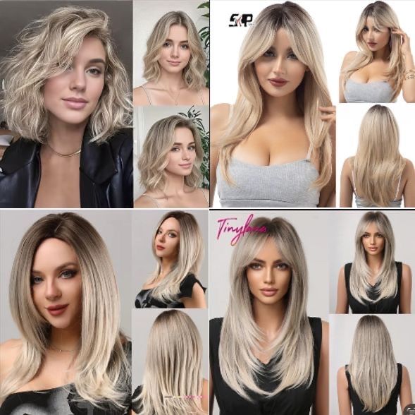 Парики светлые от 650-1400