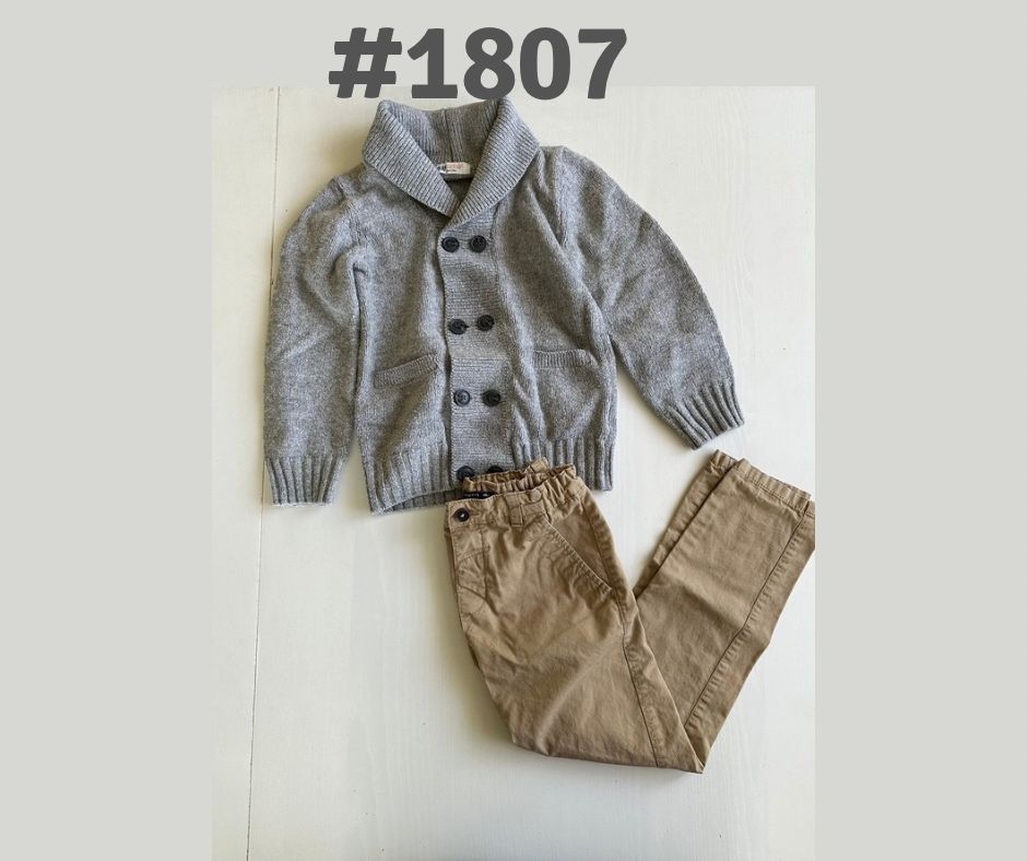 Sweter elegancki H&M 6-7lat 116-122cm + gratis spodnie Reserved #1807