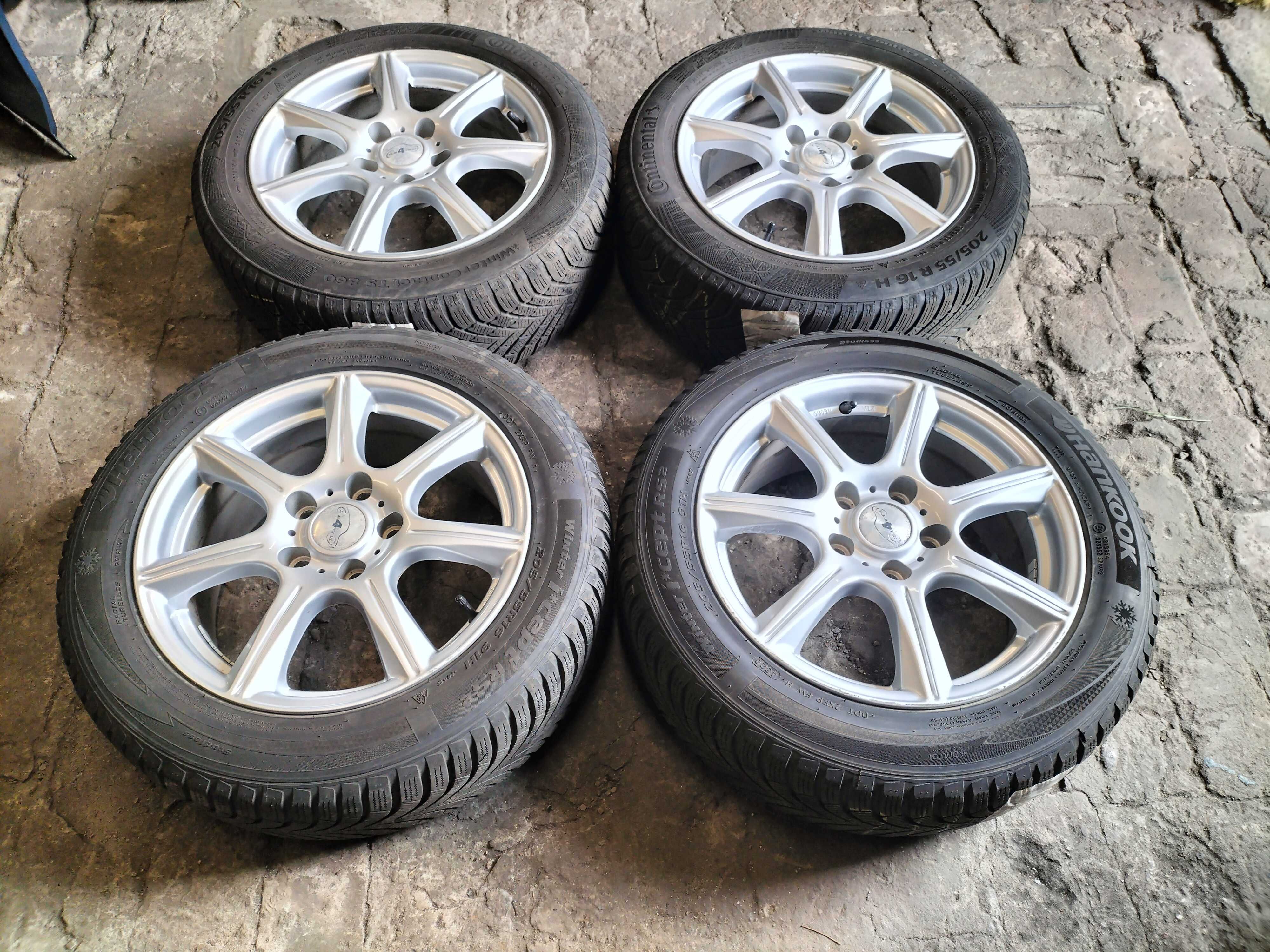 Felgi Aluminiowe Alu Opony Wielosezonowe 205/55/16R 5 x 114,3