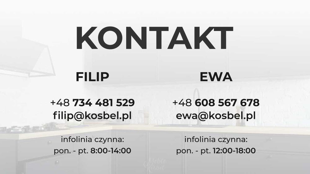 Kuchnia VERONA meble, szafki kuchenne mat TRANSPORT wycena [MW]