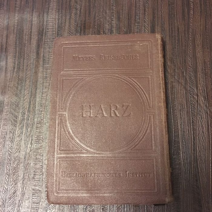 książka w języku niemieckim z 1909 roku tytuł HARZ