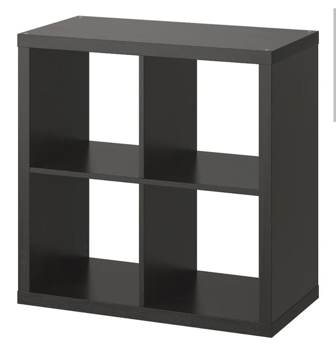 Nowy Regał IKEA Kallax czarnobrąz 77x77 cm