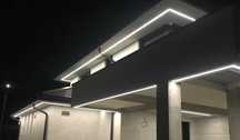 LINIA LED Poddasze Podbitka Altana Taras Garaż Brama Dom Na Wymiar