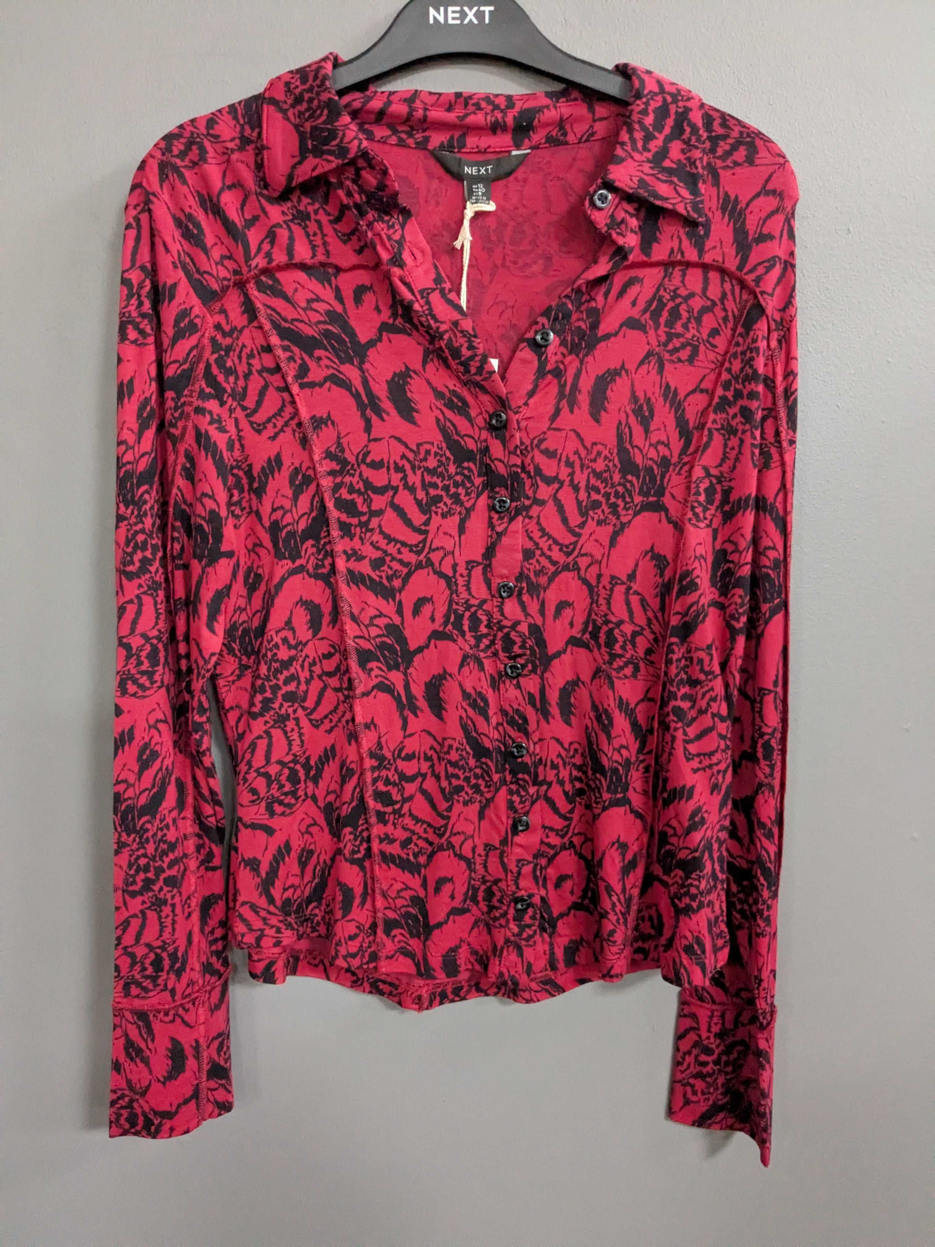 NEXT Koszula w kwiatki tencel modal rozm. 40