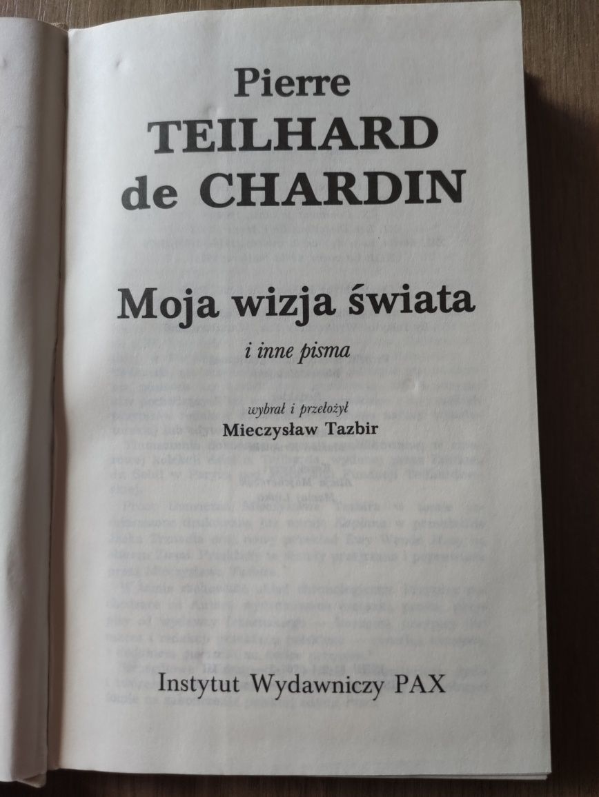 Pisma - trzy tomy - Teilhard de Chardin