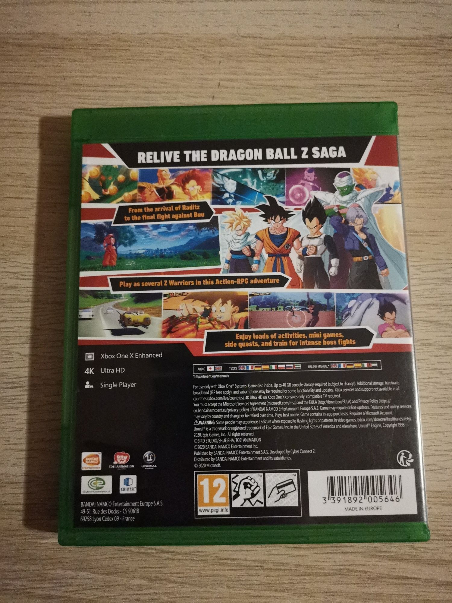 Dragonball z kakarot Xbox One S X Series