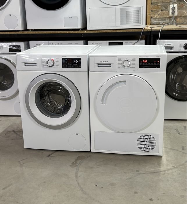 Комплект Bosch: пральна машина WAT28530 + сушильна WTW84433