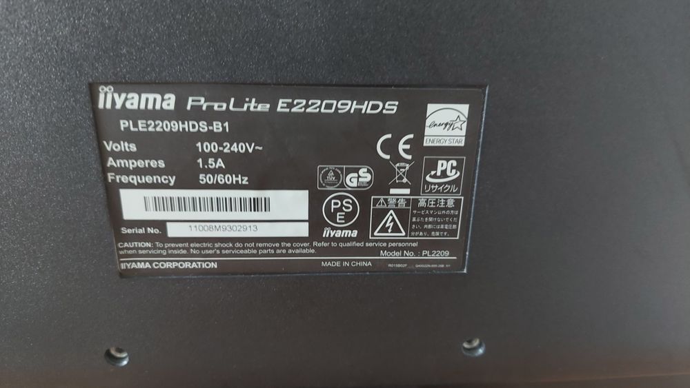 Monitor FHD 22 cale iiyama Prolite e2209hds