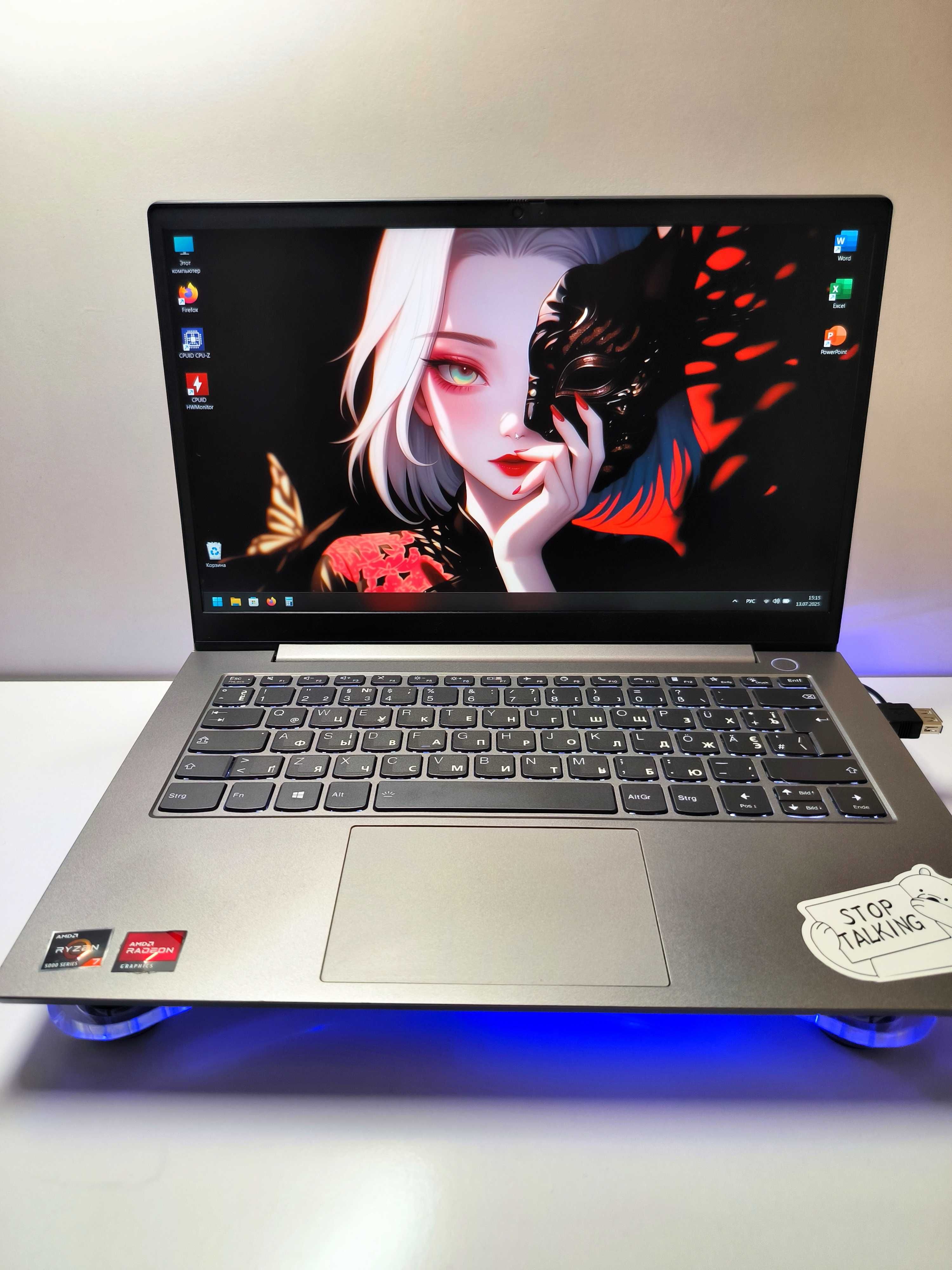 Ноутбук Ігровий Lenovo Ryzen 7 5700U\RAM 24 GB\SSD512\VR14GB ThinkBook