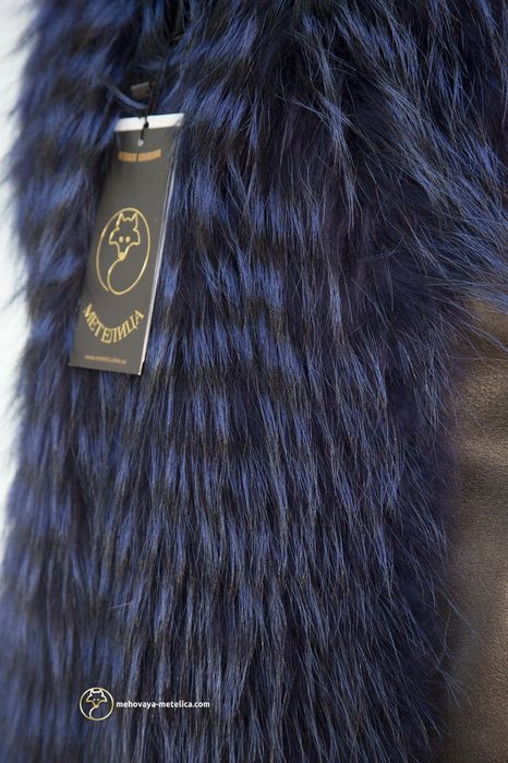 Меховой жилет жіноче хутро натуральный мех