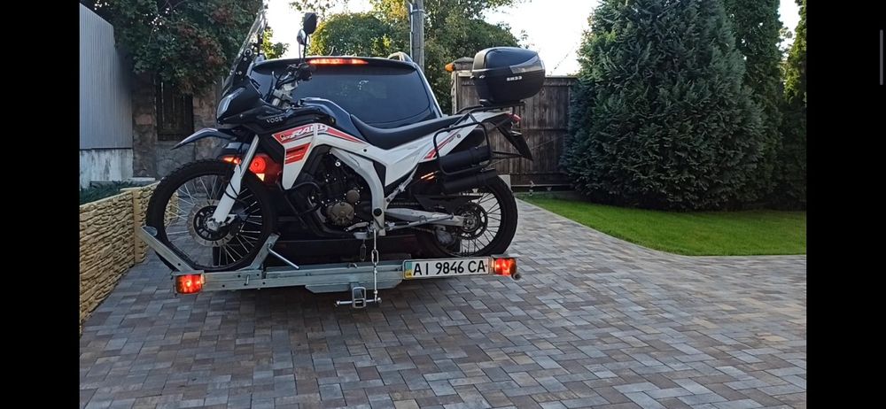 Мотохвіст. Кріплення для перевозки мотоцикла