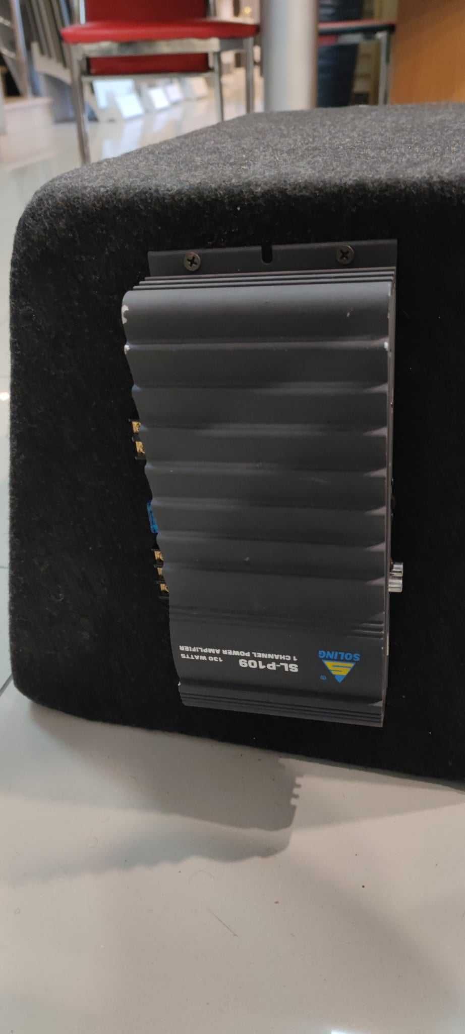 Skrzynia basowa Extreme 450W + wzmacniacz Soling SL-P109 130W sinus