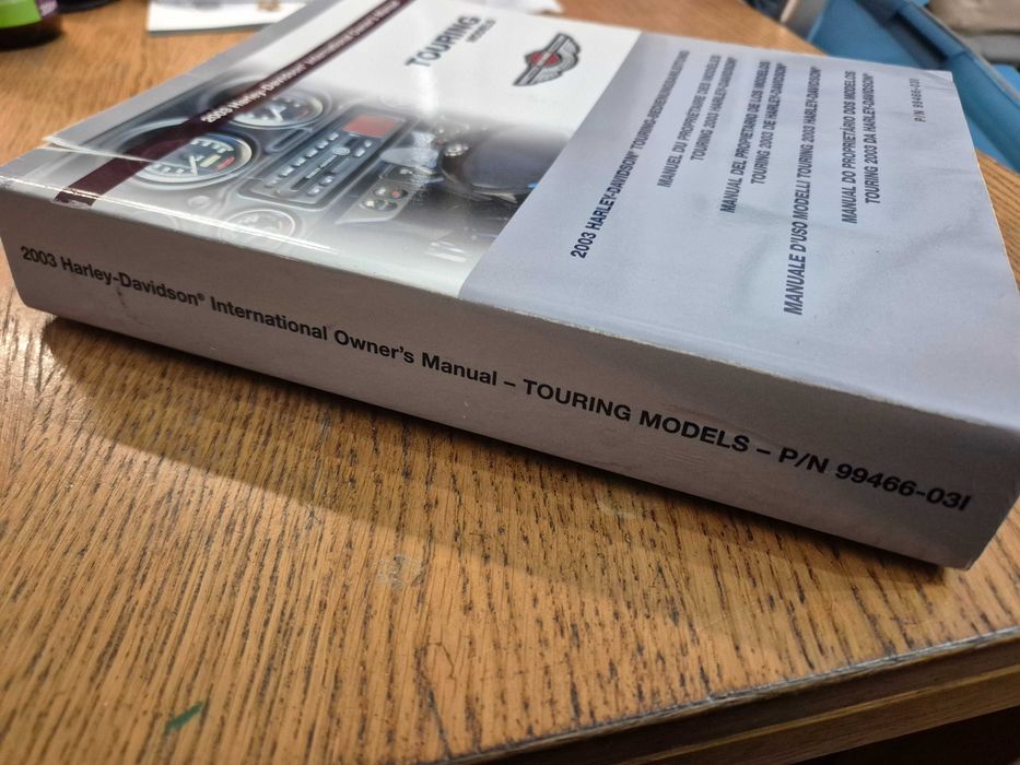 Manual 2003 Harley Davidson centenário Touring Electra Glide Road King