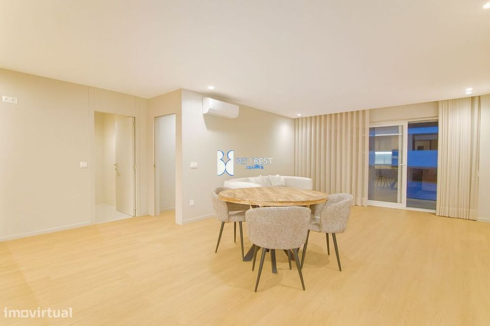 T1 Novo ,Mobilado Equipado Para Arrendar–Junto Parque Sinçães, Fam