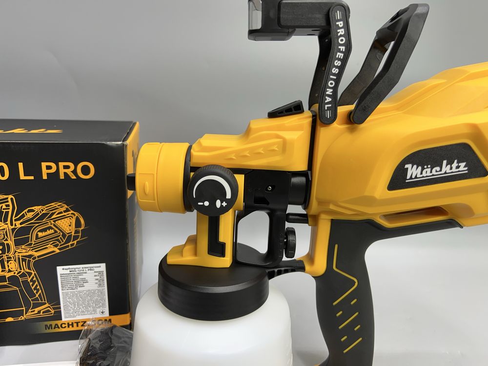 Краскопульт электрический Machtz MSG‑1210L PRO Медные форсунки