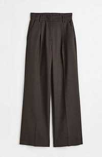H&M Eleganckie spodnie z wysokim stanem kratka 44 U440