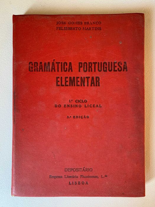 Gramática Portuguesa Elementar (Antiga)