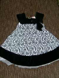 Платье нарядное для девочки 3-6 мес 62-68 см