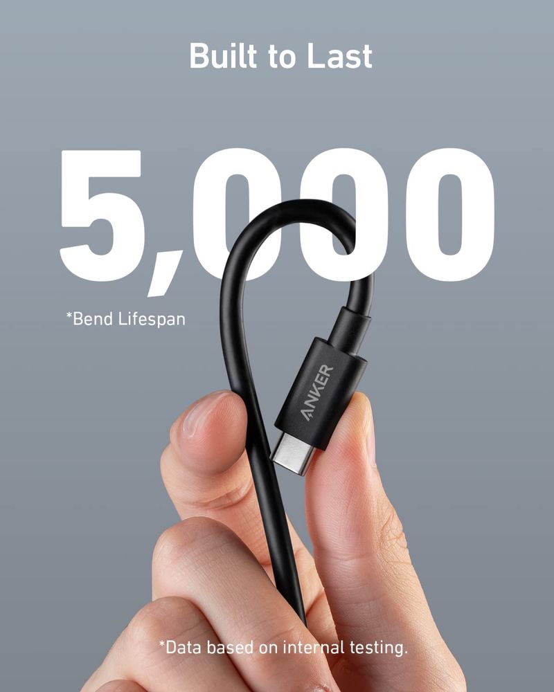 Кабель Anker 515, 240W, USB 4 Data Cable 40 Gbps, 8K HD, Thunderbolt 4