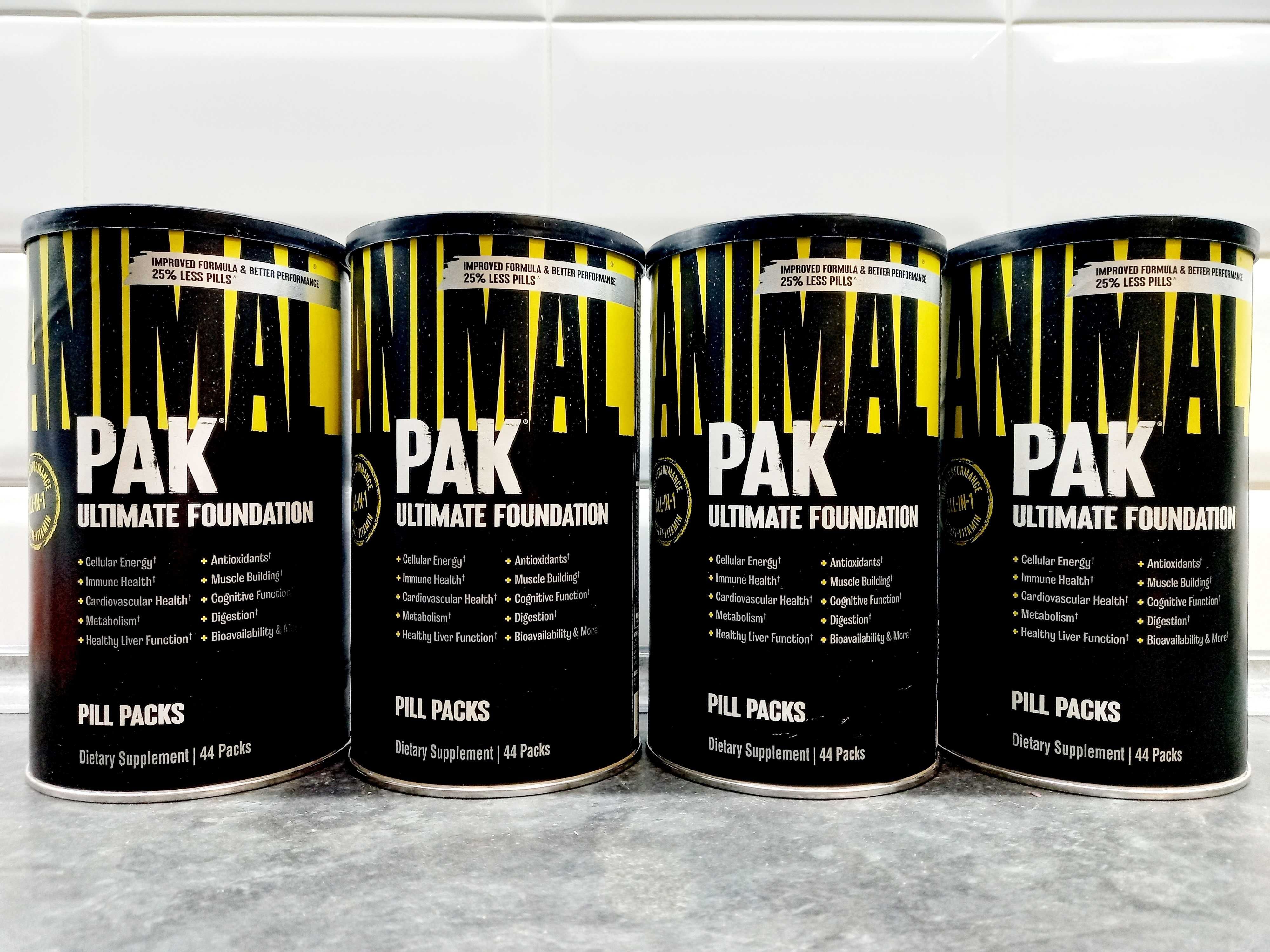 Universal Nutrition, Animal Pak (new) (44 packs), мужские витамины