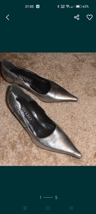 Ryłko- Cudne Srebrne szpilki