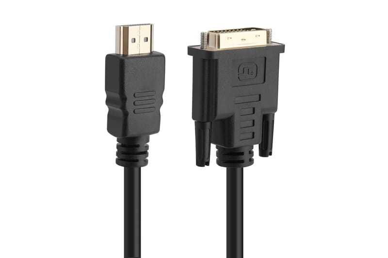 Інтерфейс DVI (24+1) to HDMI Adapter Ferrite кабель 1.8м  позолочений