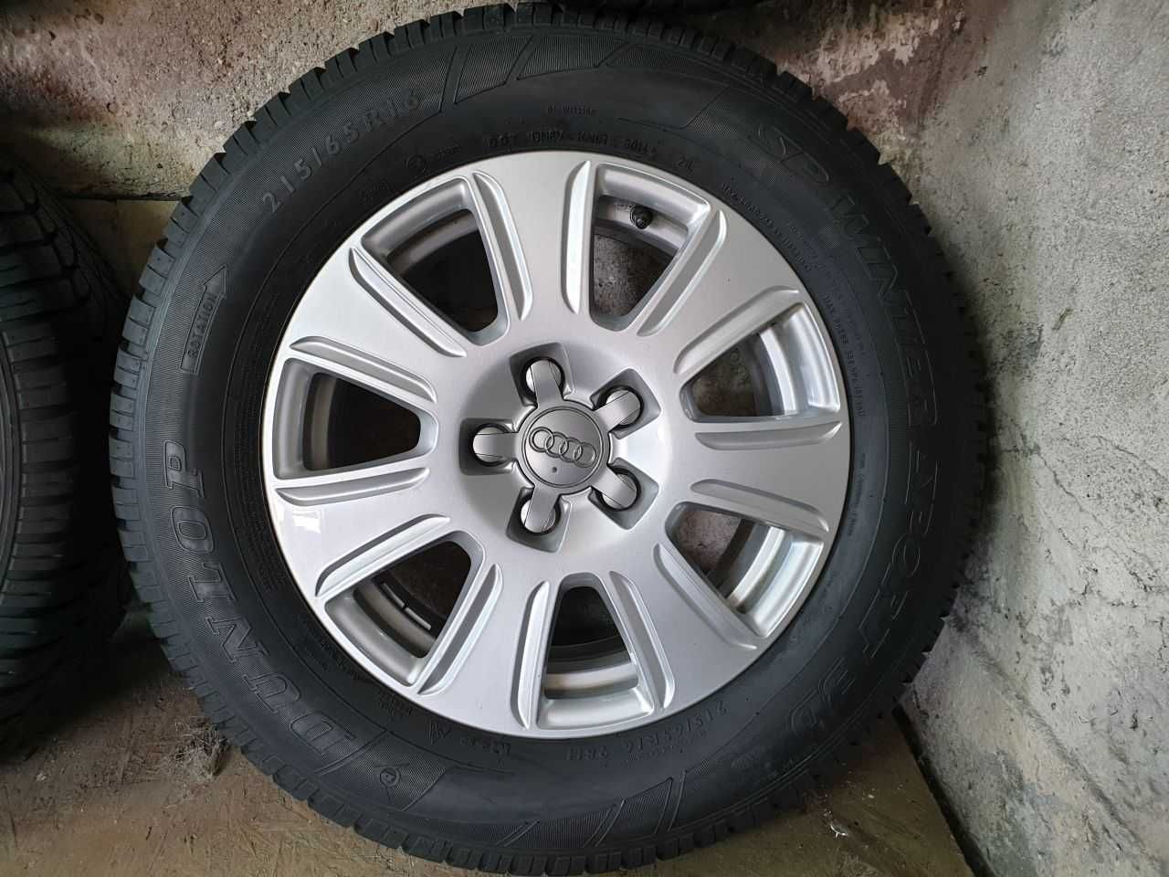 Felgi aluminiowe koła Audi R16 5x112 opony 215/65R16 7mm