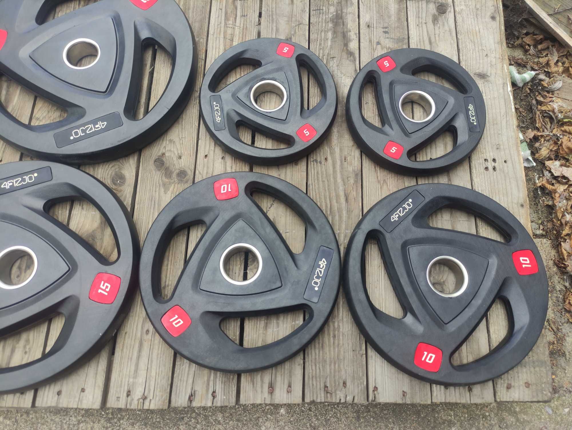 Obciążenie Ogumowane Olimpijskie fi 51mm 100kg 2x20kg 2x15kg 2x10kg