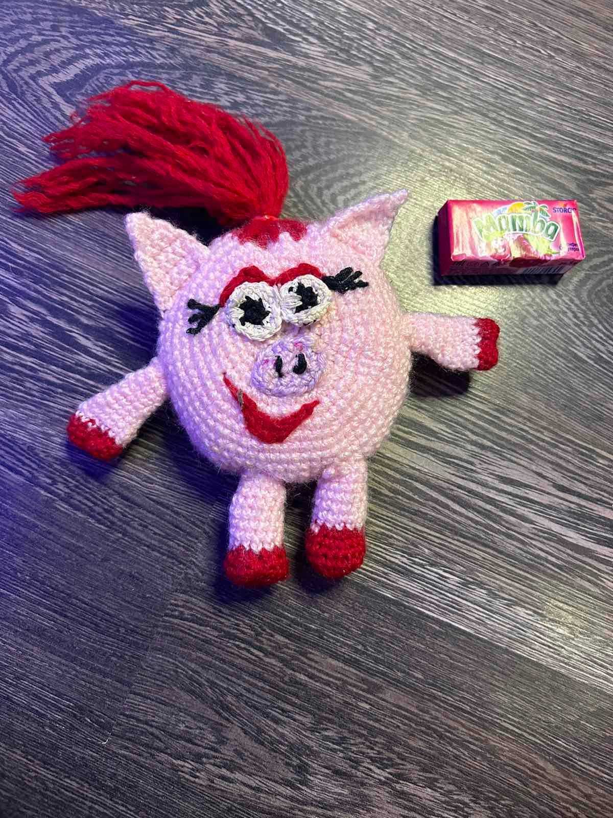 Іграшка фламінго,свинка