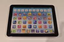 Tablet interaktywny. Litery, sylaby, liczby, polsko-angielski.