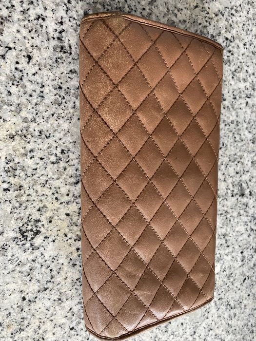 Porta moedas Dolce & Gabbana camel usado