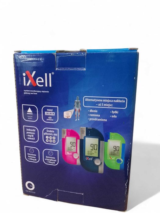 Glukometr iXell niebieski