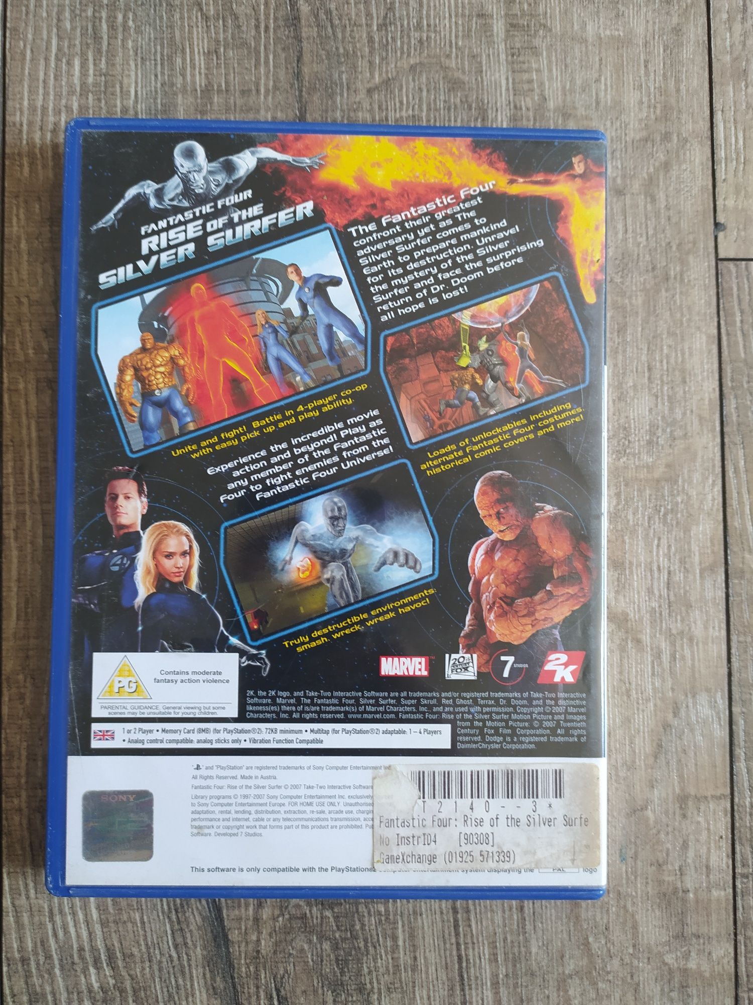 Gra PS2 Fantastic Four Rise od the Silver Surfer Wysyłka