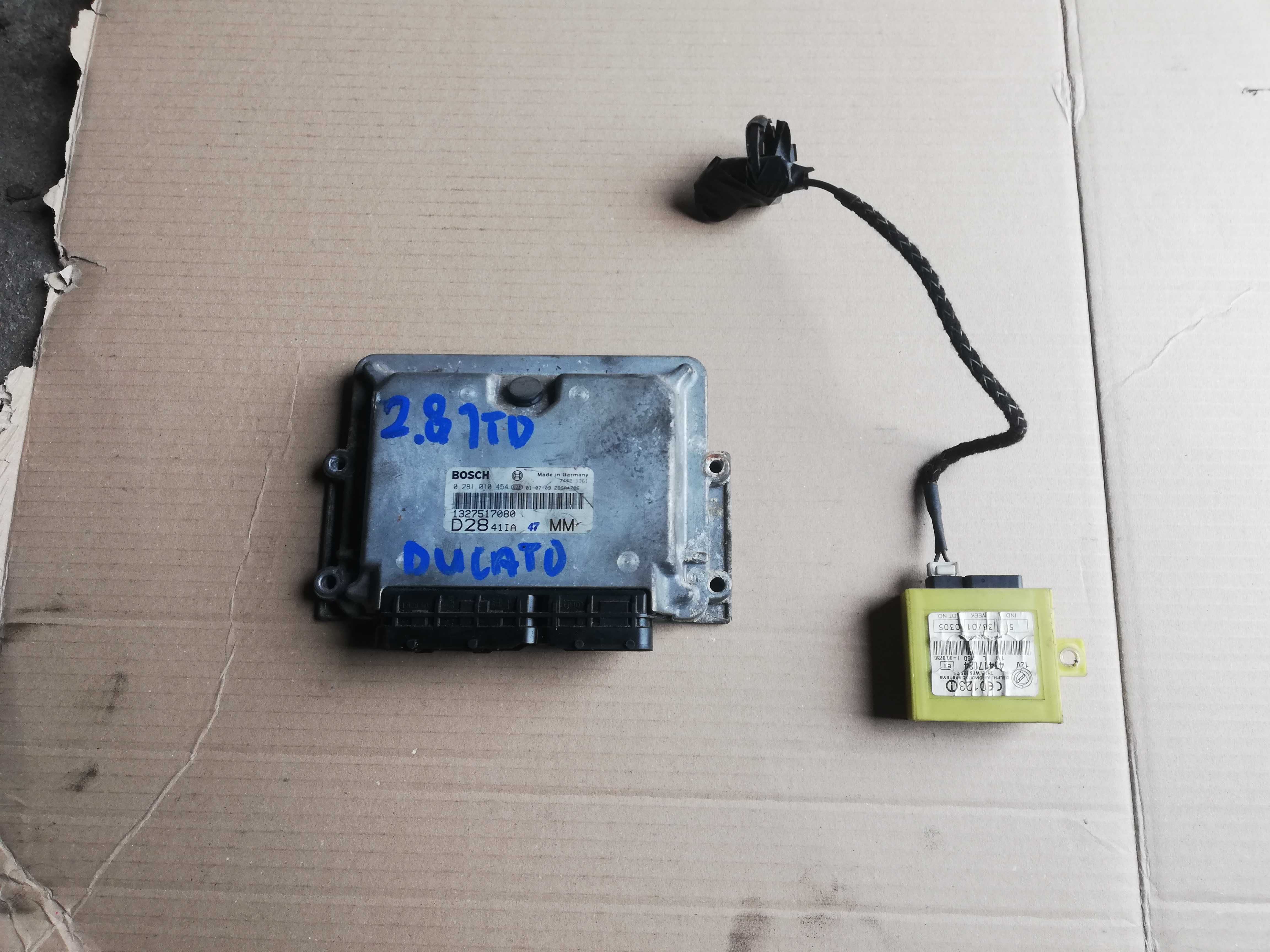 Sterownik silnika ECU Fiat Ducato 2.8 JTD CHIP TUNING 155 KM