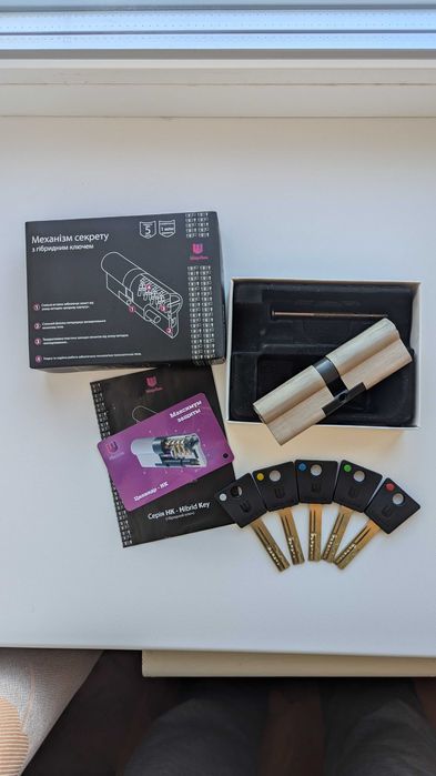 Циліндр замка (серцевина) ШЕРЛОК HK 100 (50*50) нікель