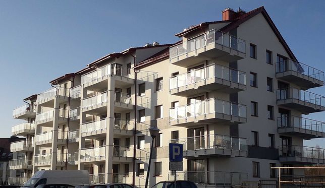 SM Mamry sprzeda mieszkanie 64,65 m2 parter piwnica stan deweloperski