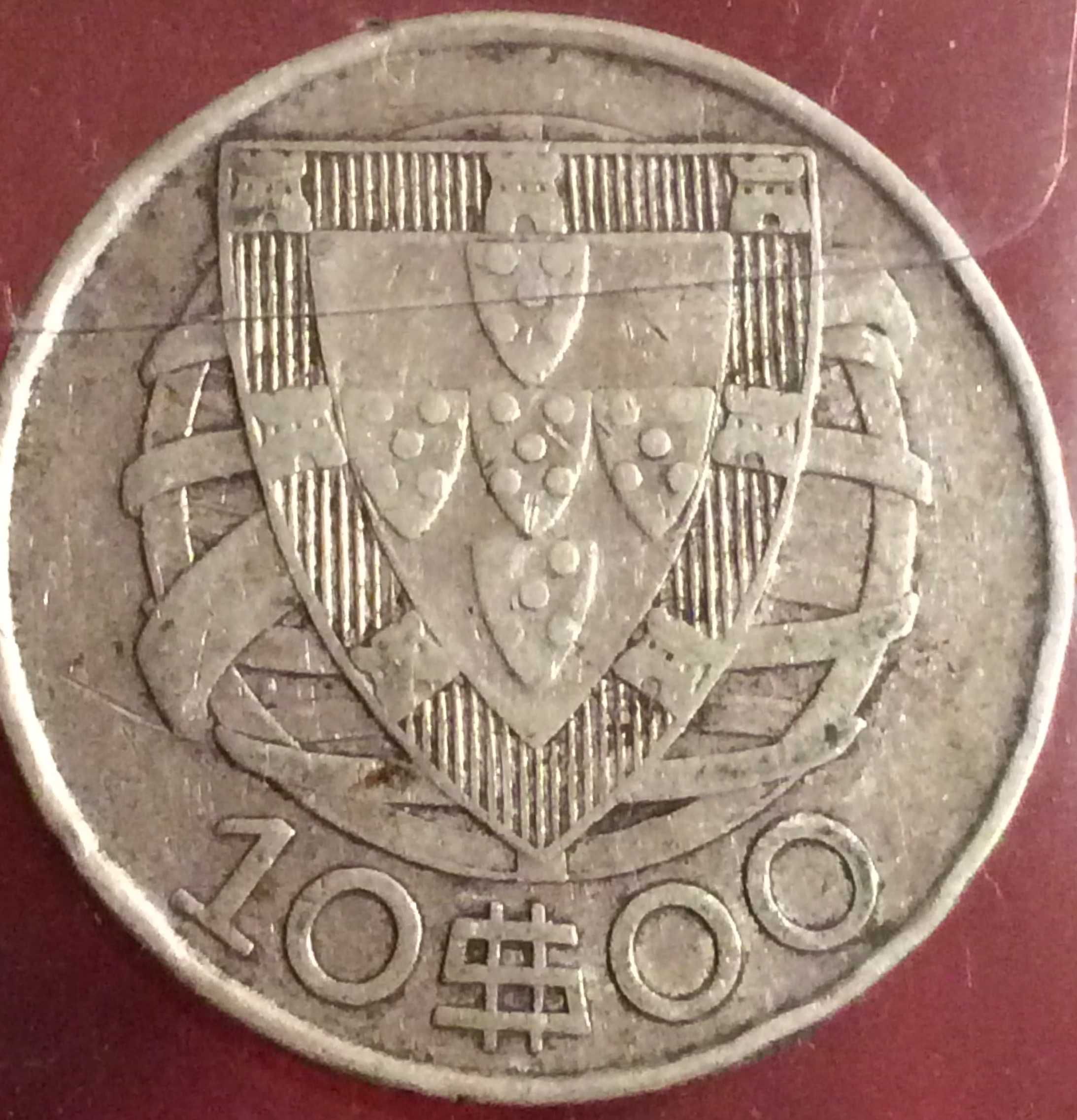 Moeda de 10 escudos 1937 (prata)