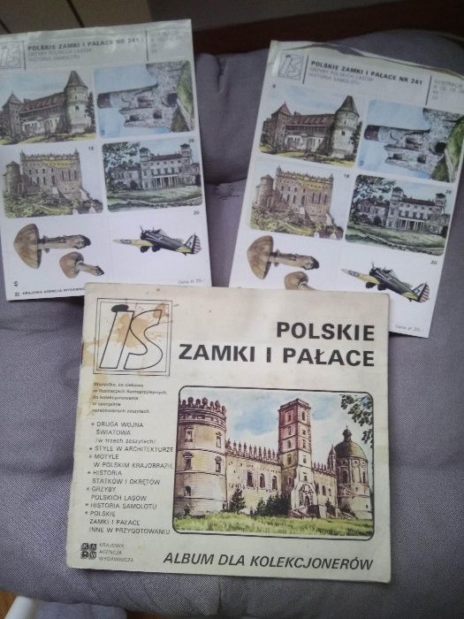 Polskie zamki i pałace KOLEKCJA IS KAW komplet+2 dodatkowe plansze