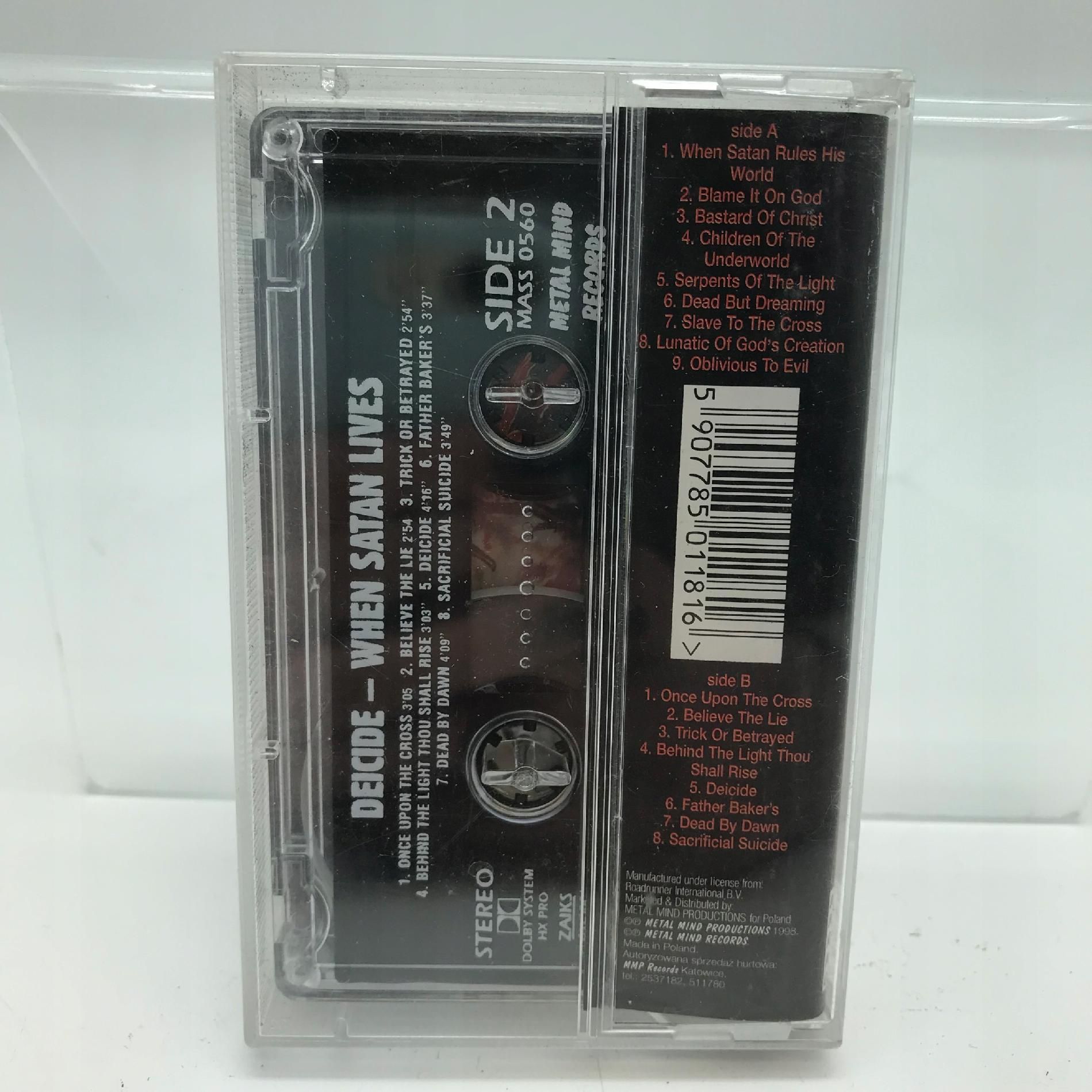 kaseta - deicide - when satan lives