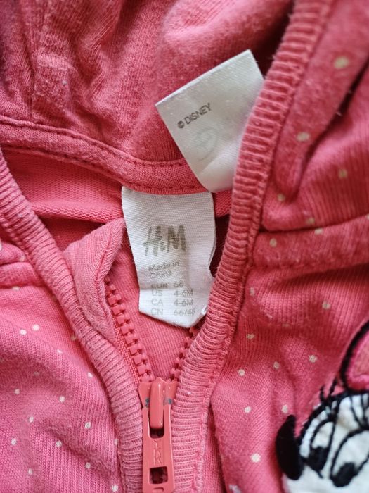 Dresik bawełniany r.68 z Minnie dziewczynka