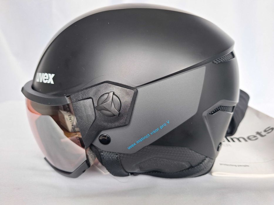 Kask narciarski Uvex Instinct Visor Pro V Vario Black L 59-61cm