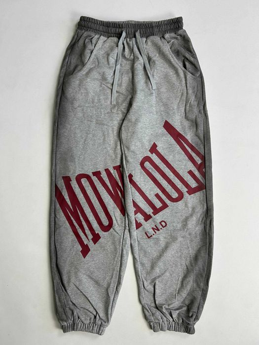 Штани Mowalola спортивки sweatpants grey сірі штаны серые M L S