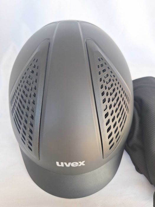 Kask jeździecki toczek Uvex Reithelm Exxential II Black XS/S 52-55cm