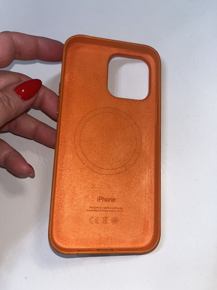 ORYGINALNE Etui skóra Apple Iphone 14 PRO MAX