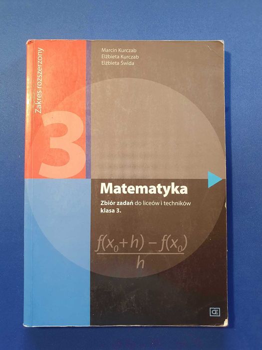Zbiór zadań matematyka 3 Pazdro zakres rozszerzony
