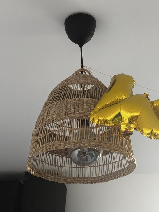 Żyrandol/klosz ikea dwie sztuki
