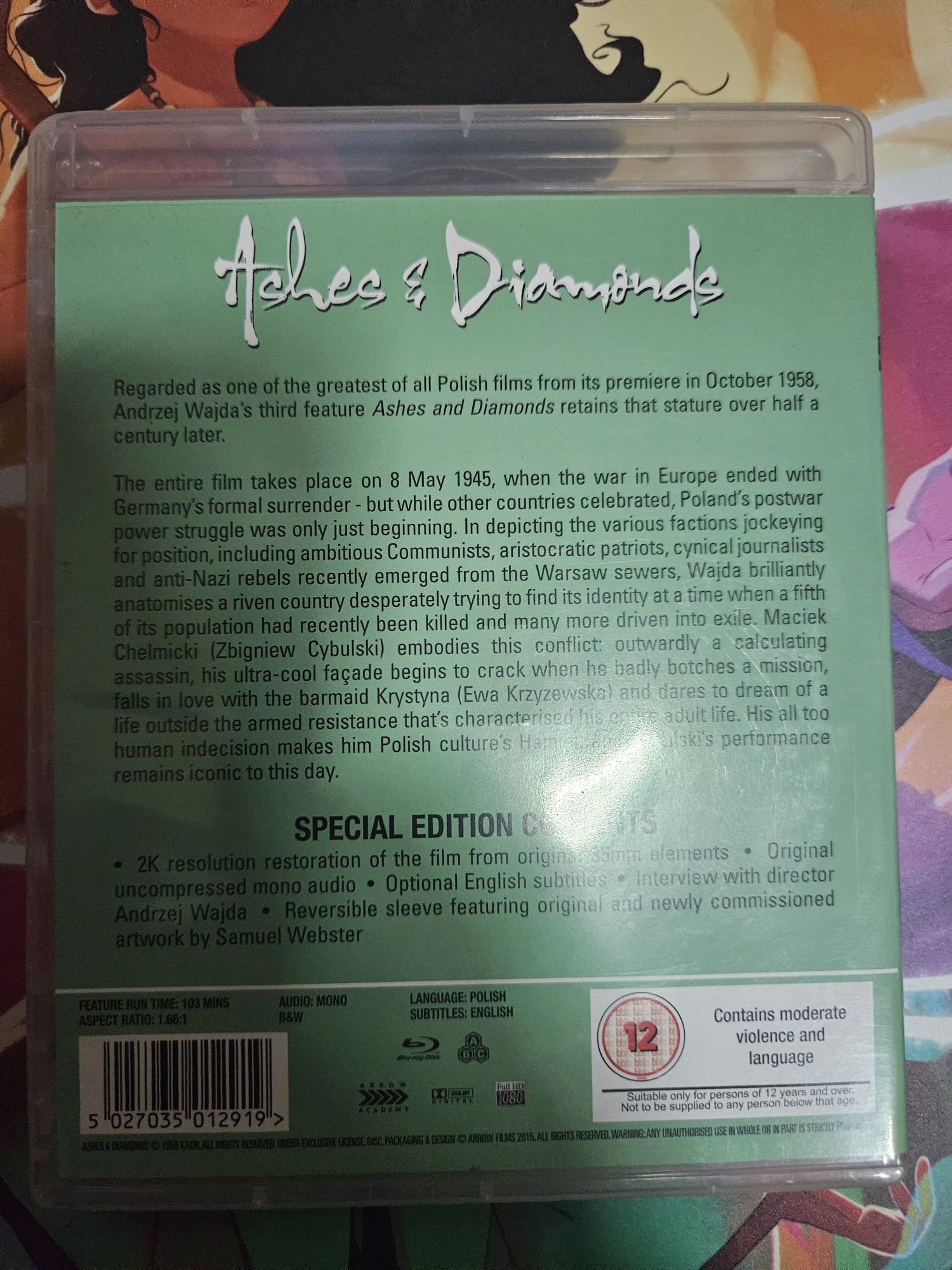Popiół i Diament - Blu-Ray stan idealny