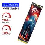 Диск Somnambulist M2 SSD PCIe NVME 256GB  2600/1600 Mbs